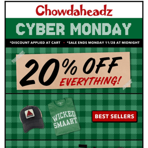 💻CYBER MONDAY💻 20% OFF EVERYTHING!