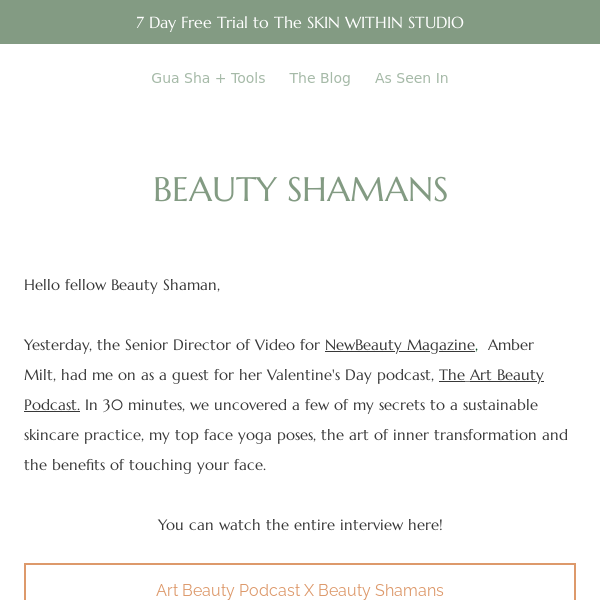 The Art Beauty Podcast X Beauty Shamans