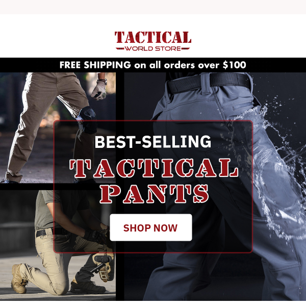 Our tactical pants are where style meets durability