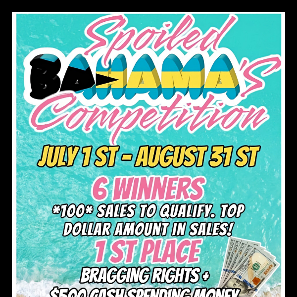 It's Time to Get Spoiled & Win a Trip to the Bahama's!