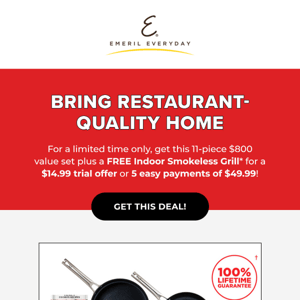 Order Forever Pans and get a FREE $100-value gift!