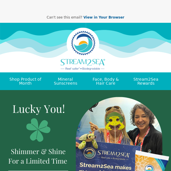 Lucky You! ☘️ Shimmer & Shine For a Limited Time