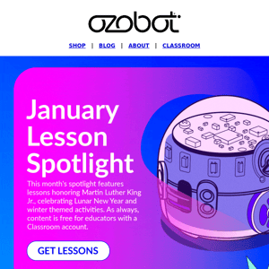 January lessons, a new STEAM Kit, TCEA & more! 