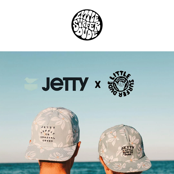 Jetty Life x The Little Surfer Dude Collab is live!
