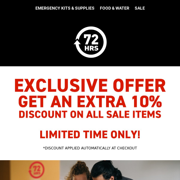 Exclusive Extra 10% Off - All Sale Items for a Limited Time Only - 72Hours.ca