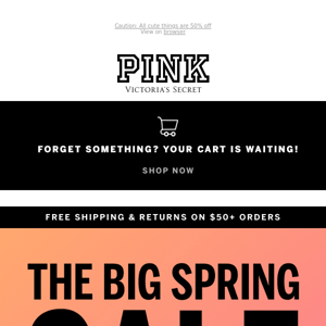 The Big Spring Sale Is Here