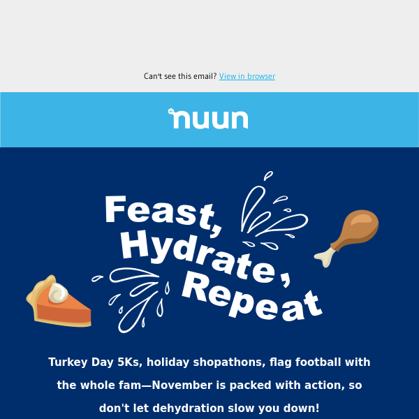 Hydration Happenings: Dig in!