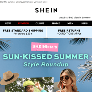 SHEINsta's Sun-Kissed Summer Style Round Up ☀