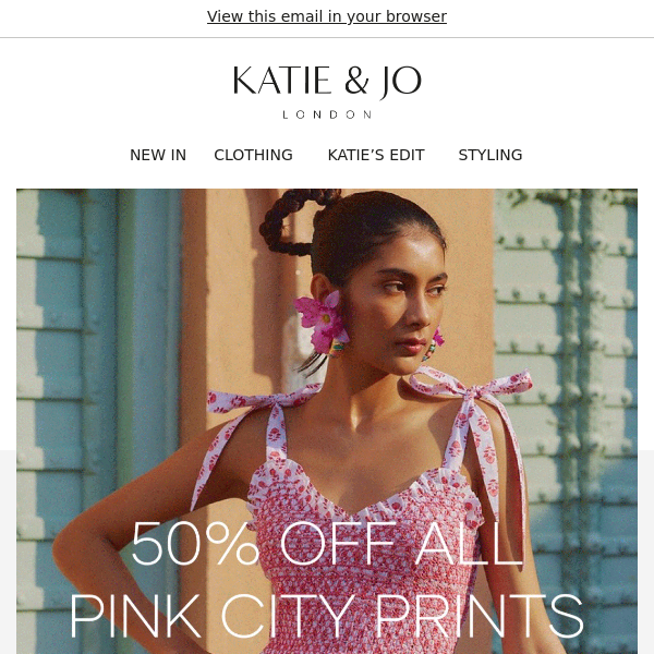 50% Off ALL Pink City Prints 💛