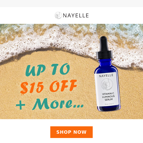 ☀️NOW: Free Vitamin C + $15 Off selected products