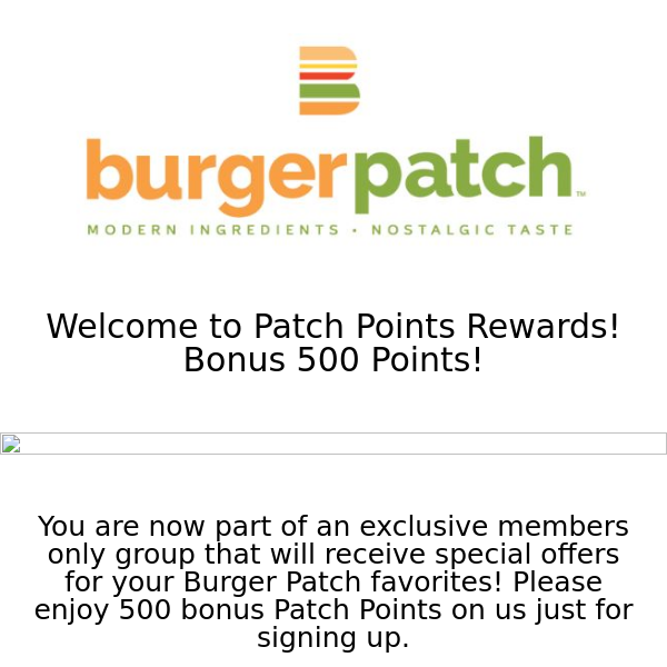 Welcome to Patch Points Rewards! Bonus 500 Points!