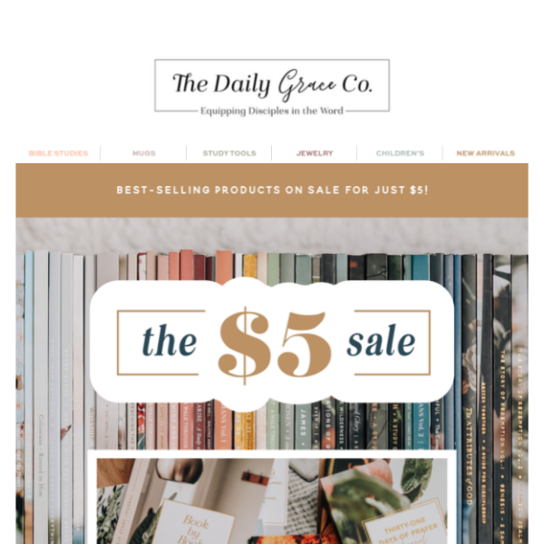 He're a $5 deal for you, The Daily Grace Company! Just because! 💕
