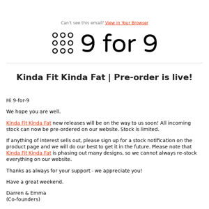 Kinda Fit Kinda Fat | Pre-order is live!