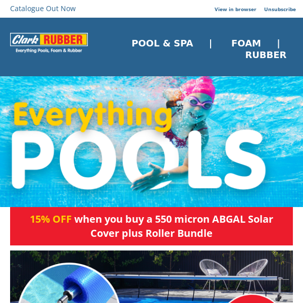 SAVE with the pool experts! Shop the catalogue now