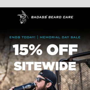 Last Chance for Badass Savings!