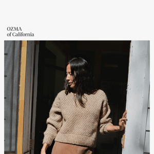 NEW IN — Meet the Gia Hand Knit Sweater