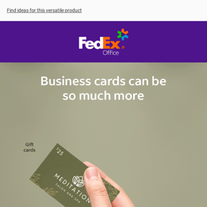 Learn all you can do with our business cards
