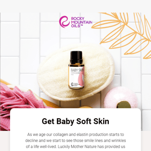 Get baby soft skin with these essential oils