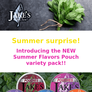 Tuesday Huge Surprise...Jake's rolls out the New Summer Fruit Flavors Variety pouch pack And brings back Peach and...