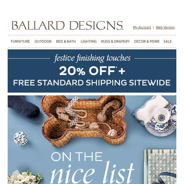 Ballard Designs Offers Last-Minute Holiday Gifts - Kitchenware