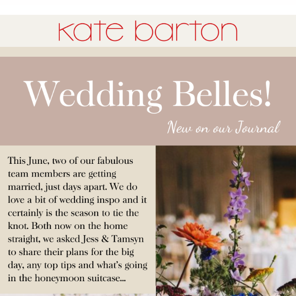 Journal: Wedding Belles!