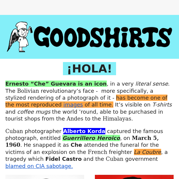 How the Che T-Shirt became globally iconic.
