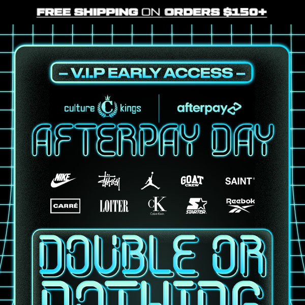 UNLOCKED: Afterpay Day VIP Early Access 🤑