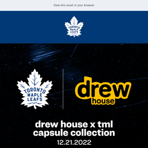 Toronto Maple Leafs x Drew House Premier Fanatics Branded Breakaway Re –  Calhoun Store