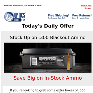 Great Deals on In-Stock .300 Blackout Ammo