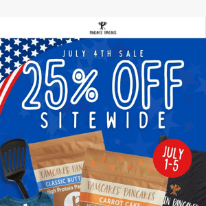 🇺🇸Stars, Stripes, and 25% Off