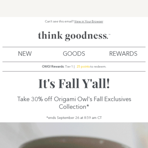 4 Days Only - 🍁 30% off ALL Fall Jewelry!