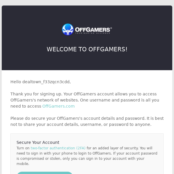 [OffGamers] WELCOME TO OFFGAMERS!