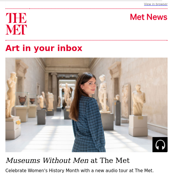 Art in your inbox