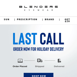 Holiday Delivery LAST CALL // Give the Gift of Blendz Now!