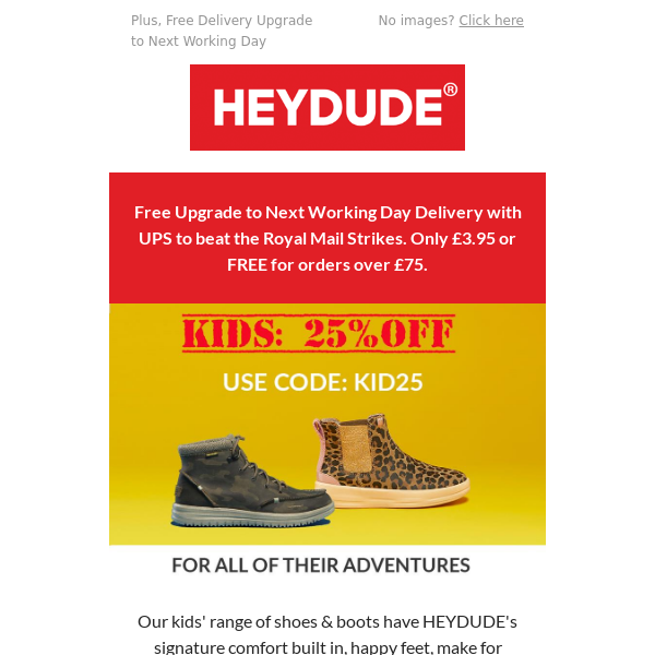 25 Off Hey Dude Shoes UK COUPON CODES → (2 ACTIVE) Oct 2022