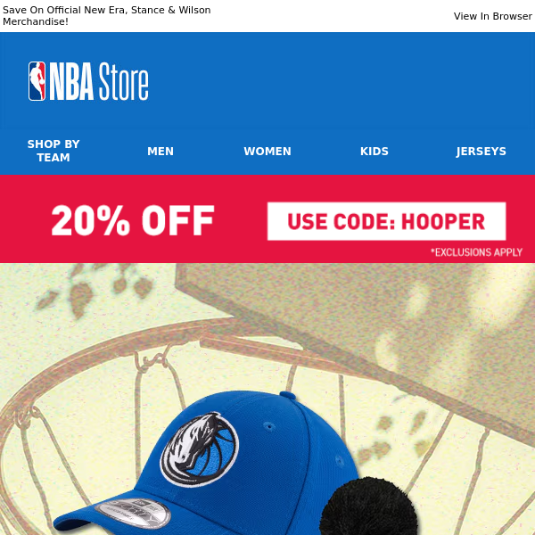 Dribble into Deals: Enjoy 20% Off Top NBA Brands!