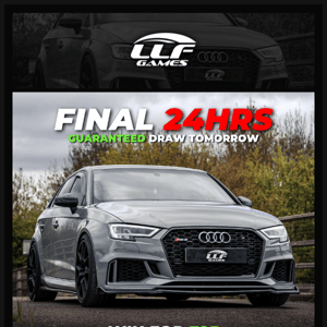 510BHP RS3 88% SOLD 🚀 GET THE LAST TICKETS