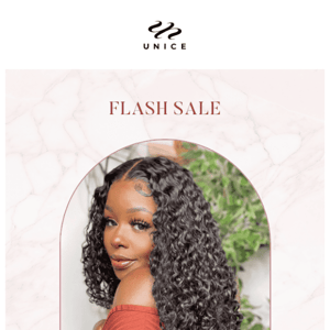 Today! Glueless wig is $99