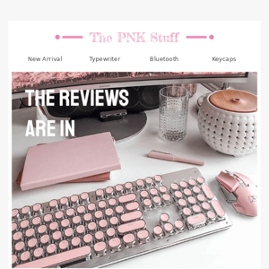 PNK Typewriter: Reviews are in