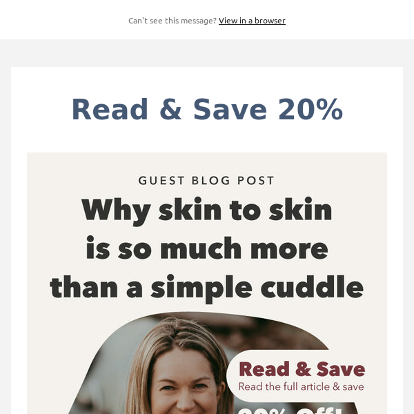 Why skin to skin is more than a simple cuddle
