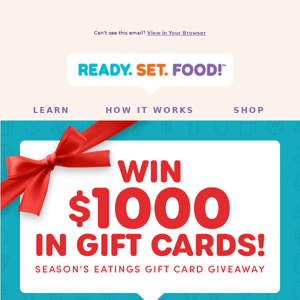 Win $1000 in Gift Cards! 😱