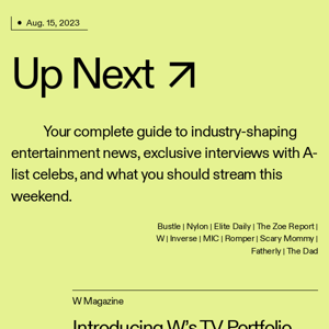 Introducing W’s TV Portfolio 2023