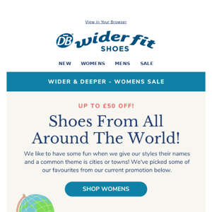 Shoes named after places! 🌍