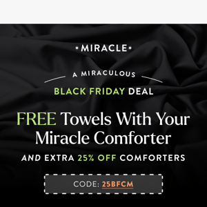 Black Friday is LIVE! 🤩 Up to 48% off plus FREE towels