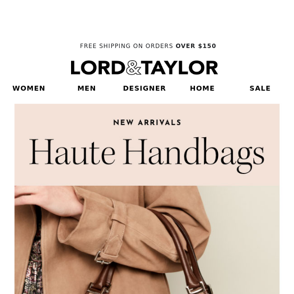 Lord & Taylor leather handbag/briefcase