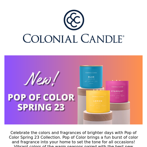 🌈 NEW! Pop of Color Spring 23 Collection!