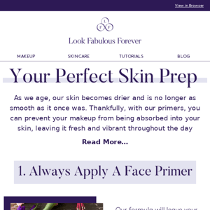 Your Perfect Skin Prep ✨