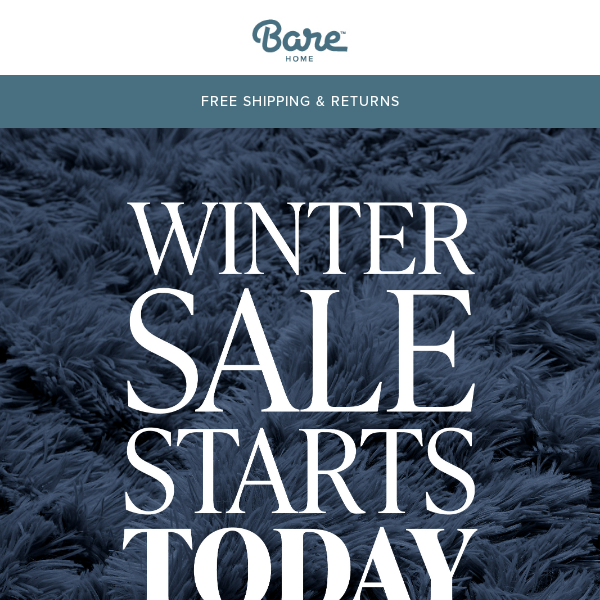 Winter Sale Starts Now with 20% Off Select Items!