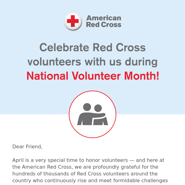  ❤  It's National Volunteer Month!