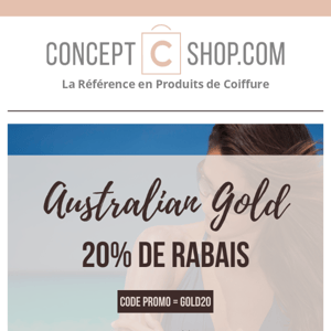 Dernière chance = 20% sur Australian Gold! 🐨